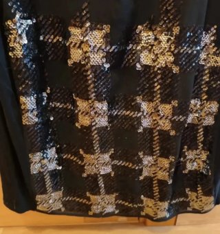 Vestido negro de fiesta usado solo una vez