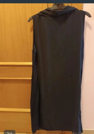 Vestido negro de fiesta usado solo una vez