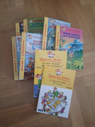 Lote libros Geronimo Stilton