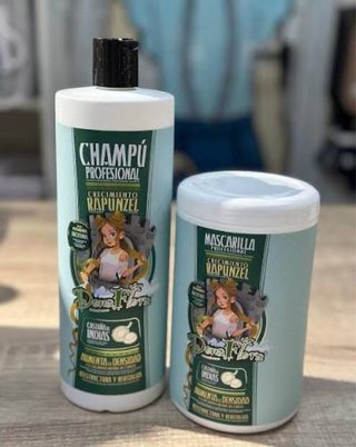 Pack 2 Champú y Mascarilla Rapunzel 1L