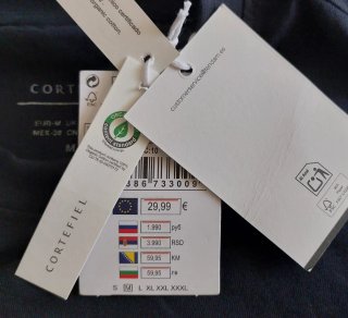 CAMISETA DE HOMBRE CON ETIQUETAS CORTEFIEL
