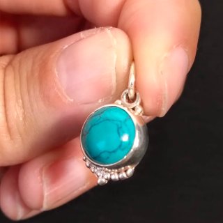 Colgante Plata 925 Turquesa