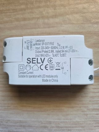 Foco led fino, empotrable, luz