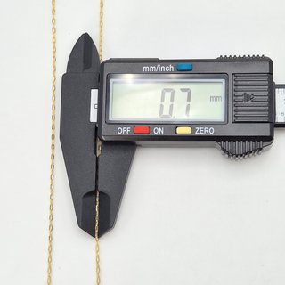 Cadena de oro de 18k. Bilbao. 1.34 gr. 39cm.