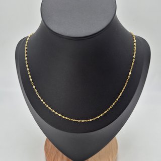 Cadena de oro de 18k. Bilbao. 1.34 gr. 39cm.