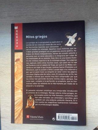 Libro de lectura “Mitos Griegos”