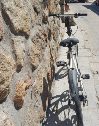 Bicicleta Plegable Blanca