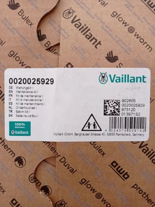 Kit Mantenimiento Vaillant Saunie Duval 0020025929