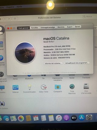 MacBook Pro 13 2010 Plata