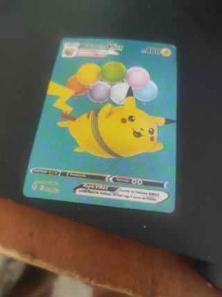 Carta Pokémon Pikachu VMAX 480 HP