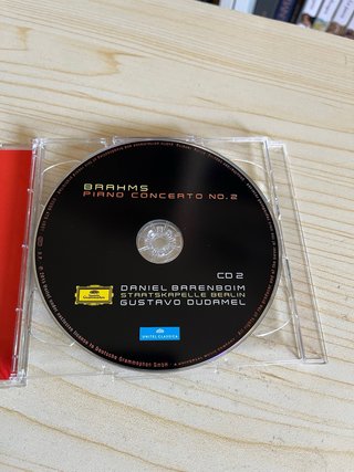 Brahms Conciertos Piano Barenboim Dudamel 2 CD