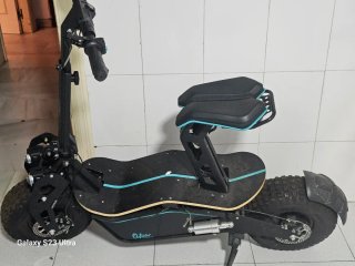 Moto Patinete Eléctrico Off-Road Negro