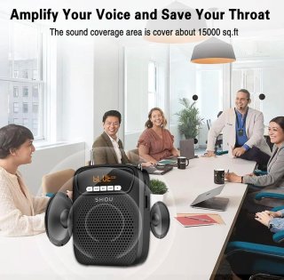 Amplificador Voz Portátil SHIDU Bluetooth