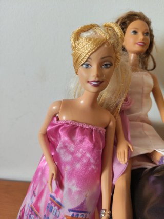 Lote Barbies y Caballos.