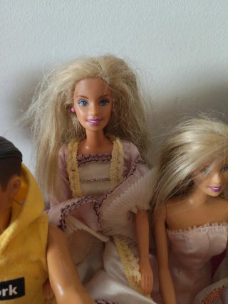 Lote Barbies y Caballos.