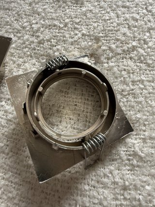 7 Aros Plata Halógenos + bombillas + casquillos