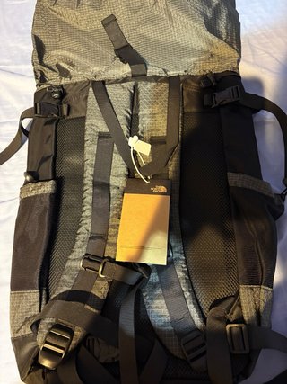 Mochila The North Face Negra y Gris