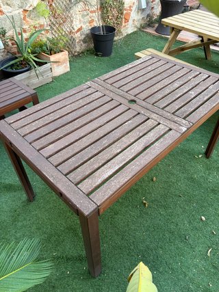 Mesa de exterior madera Ikea NAMMARO