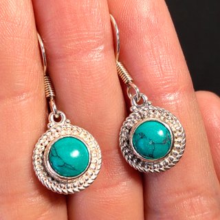 Pendientes Plata 925 turquesa