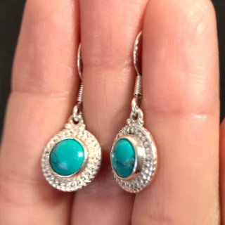 Pendientes Plata 925 turquesa