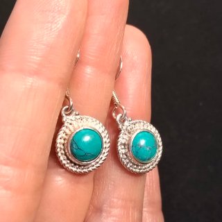 Pendientes Plata 925 turquesa