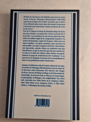 Cuentos de fantasmas M. R. James Siruela Descatalo