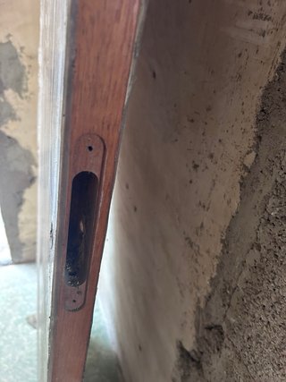 Puerta aglomerado macizo interior