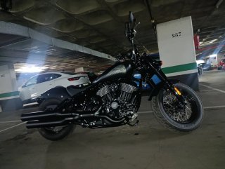 Indian Chief Dark Horse Bobber Negra