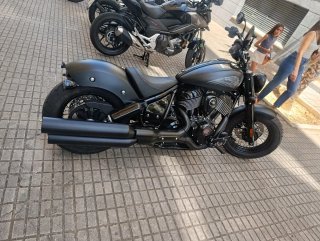 Indian Chief Dark Horse Bobber Negra