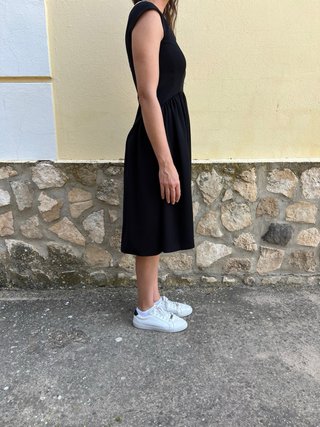 Vestido El Ganso negro midi