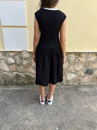 Vestido El Ganso negro midi