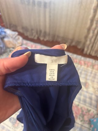 Body H&M azul tirantes finos