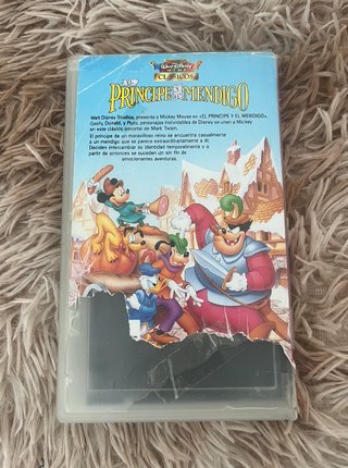 Pelicula Disney El Principe y el Mendigo VHS