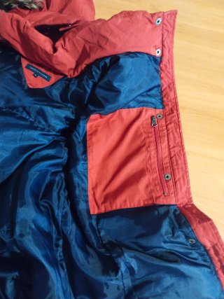 Chaqueta plumas Tommy Hilfiger Mujer XL Roja