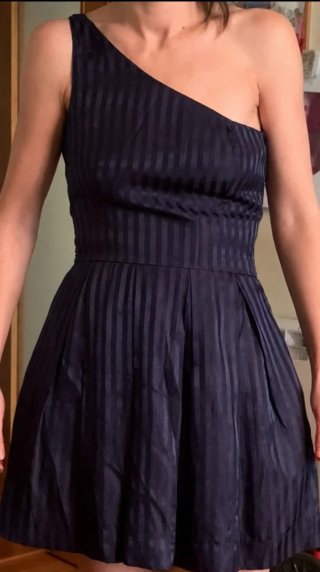 Vestido Mango Azul Talla S