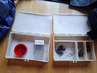 Conjunto aparejos pesca