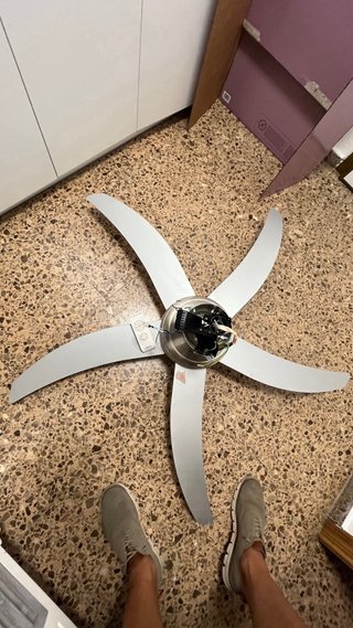 Lámpara Ventilador Techo Arte Confort
