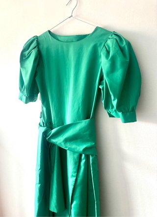 Vestido fiesta verde