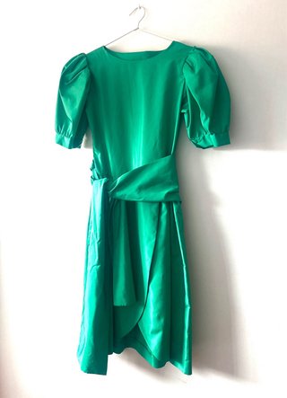 Vestido fiesta verde