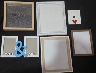 Marcos de fotos varios tamaños todos por 40€