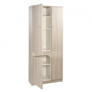 Armadio Multiuso 3 Ante con Cassetto 77x34x183cm