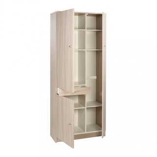 Armadio Multiuso 3 Ante con Cassetto 77x34x183cm