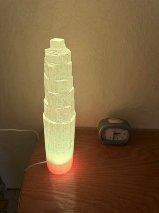 Lámpara moderna de piedra