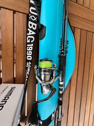 Caña Majorcraft y carrete Shimano Nasci 2500