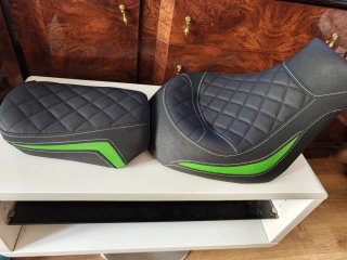 Asiento Kawasaki Vulcan S WN650 Negro/Verde