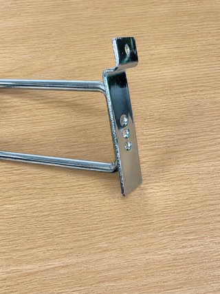 10 ganchos G2 portaprecios panel lamas 20/25/30 cm