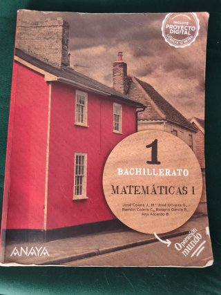 Matemáticas I 1 Bachillerato
