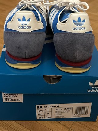 Zapatillas Adidas SL 72 OG Azul/Blanco