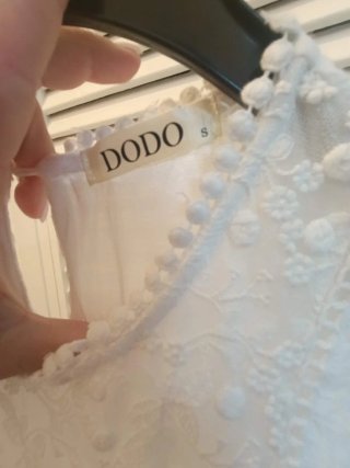 Vestido blanco largo DODO talla S