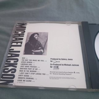 CD Michael Jackson - Bad (Álbum Original 1987)